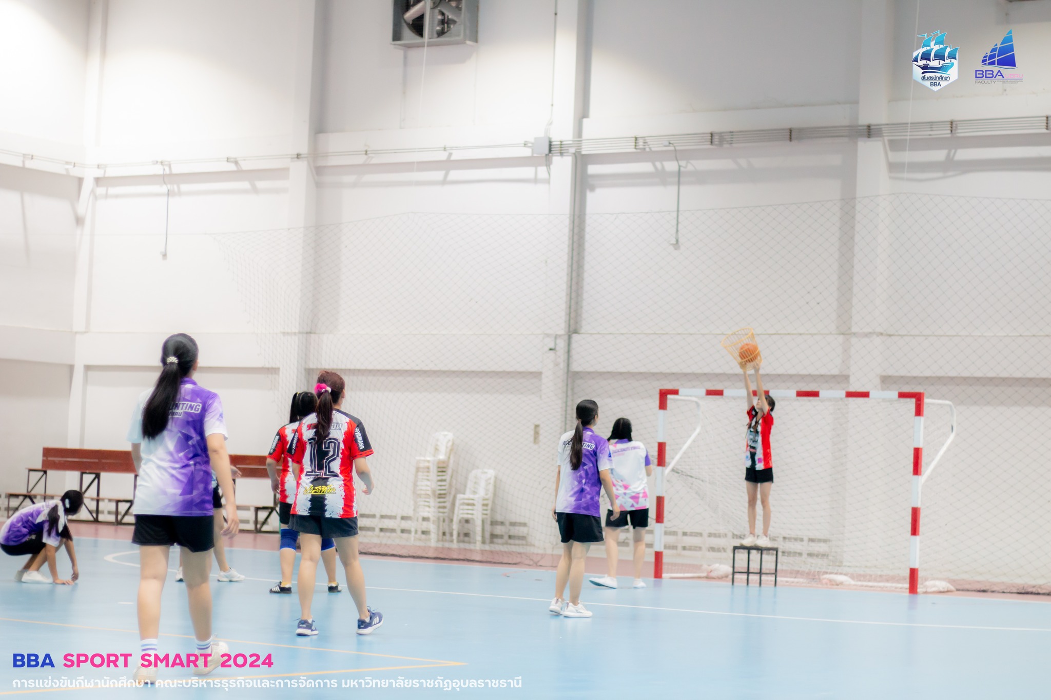 การแข่งขันแชร์บอล ?BBA SPORTS 2024? วันที่ 8 ม.ค. 67 #BBASPORTS2024  บรรยากาศการแข่งขันกีฬาแชร์บอล ในการแข่งขันกีฬานักศึกษา คณะบริหารธุรกิจและการจัดการ ?BBA SPORTS 2024? ณ สนาม Indoor Stadium มหาวิทยาลัยราชภัฏอุบลราชธานี  