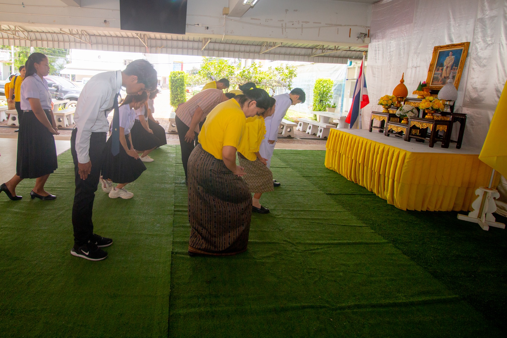 วันที่ ๒๖ ก.ค. ๖๖ ณ อาคารเรียน 8 พิธีถวายพระพรชัยมงคล พระบาทสมเด็จพระเจ้าอยู่หัว เนื่องในโอกาสวันเฉลิมพระชนมพรรษา ๒๘ ก.ค. ๒๕๖๖