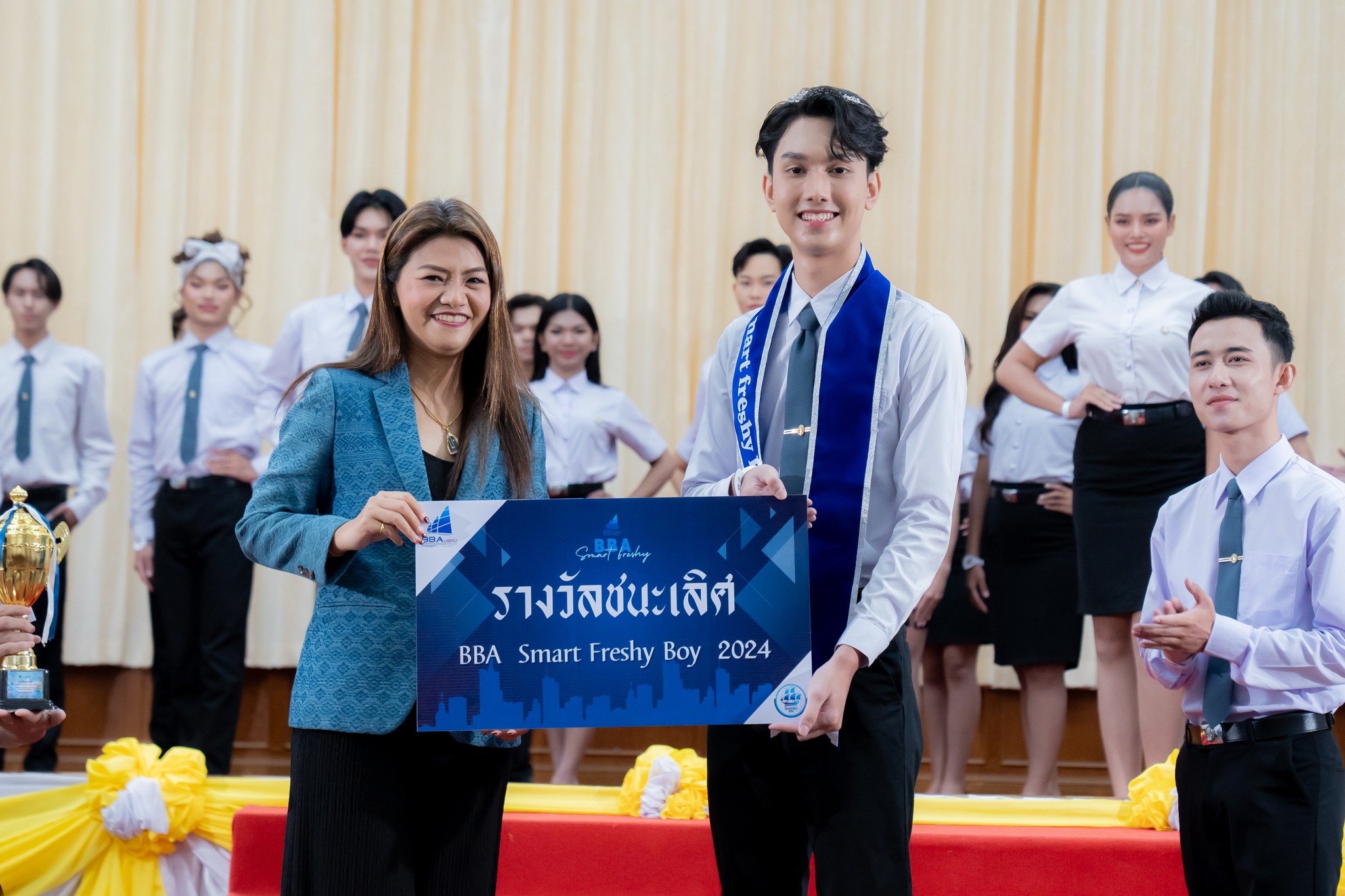 30 สิงหาคม 67  ณ อาคารศูนย์การเรียนรู้ด้วยตนเอง ชั้น2 มหาวิทยาลัยราชภัฏอุบลราชธานี ภาพบรรยากาศ "กิจกรรมการประกวด BBA Smart Freshy 2024 และการประกวดน้องหล้าคำแพง ๒๕๖๗ 